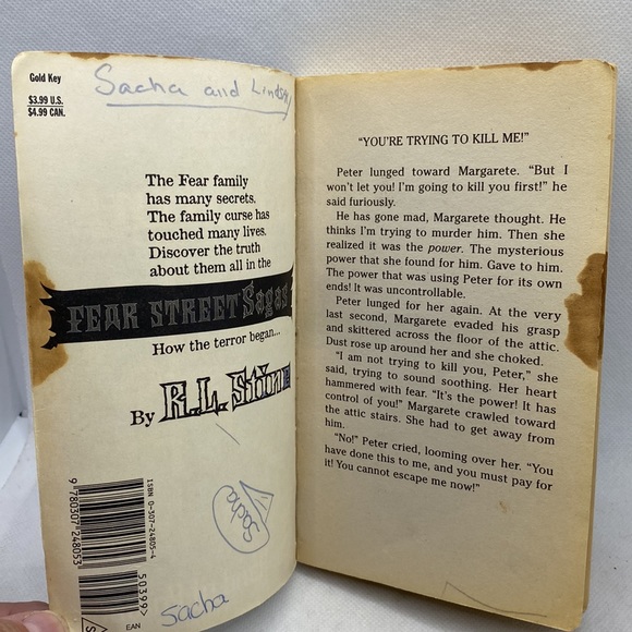 Fear Street Sagas: #16 The Hand of Power First Edition 1999 Softcover Book - Picture 4 of 16